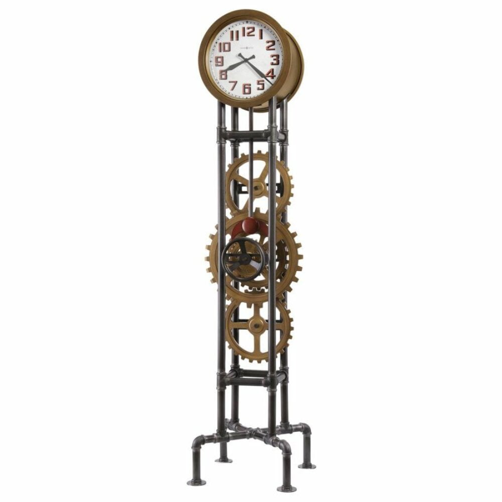 Cogwheel Floor Clock
