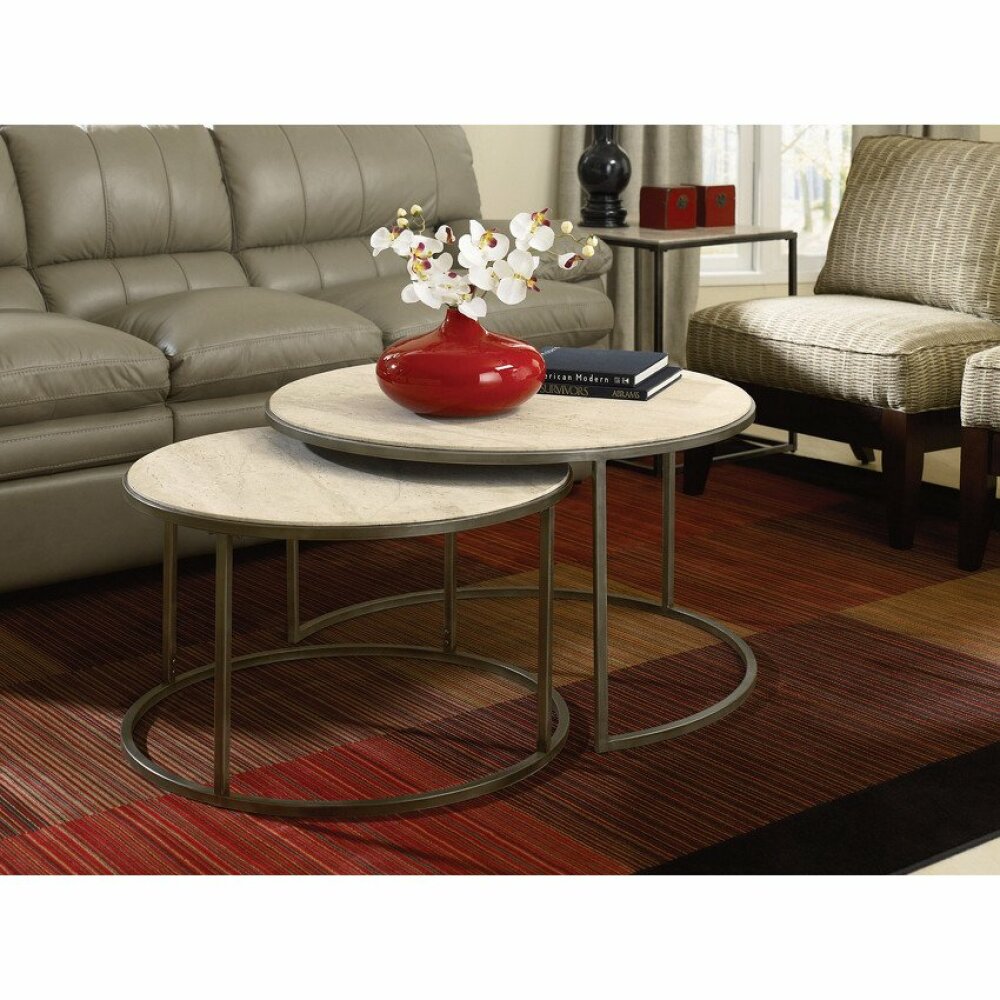 Modern Basics Round Cocktail Table