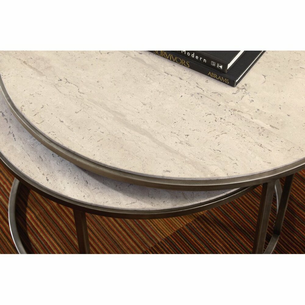 Modern Basics Round Cocktail Table - Image 2