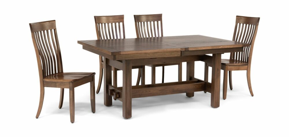 Sutter Mills Hickory Table And 4 Chairs