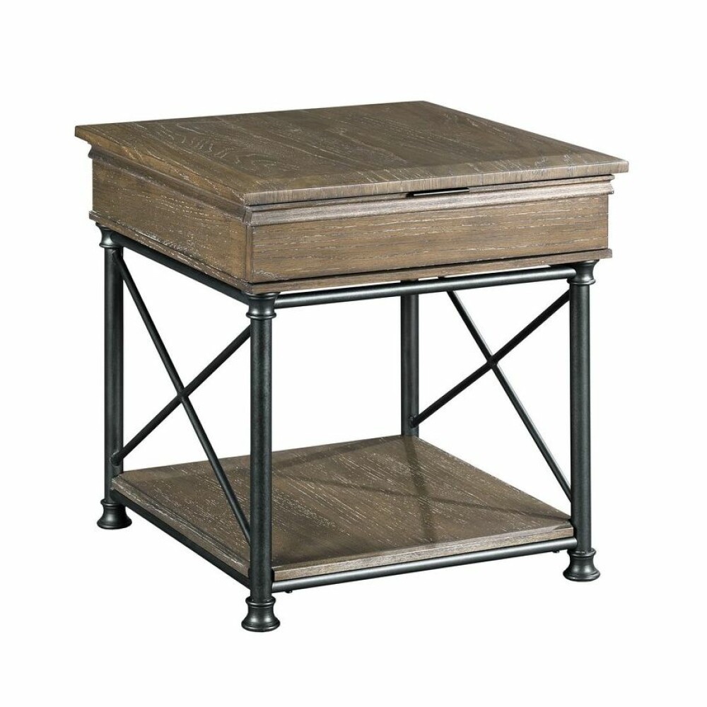 Darrington Brown Rectangular Drawer End Table
