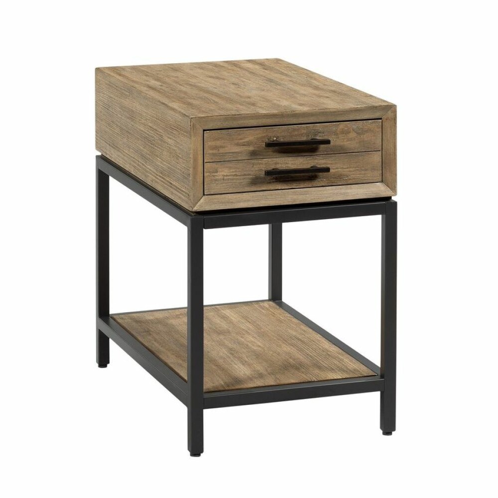 Jefferson Brown Rectangular Drawer End Table