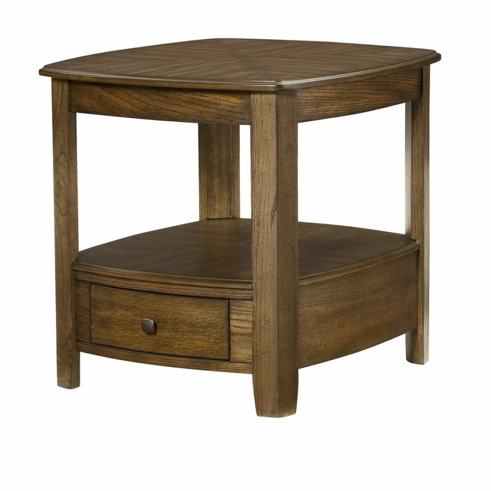Primo Brown Rectangular End Table