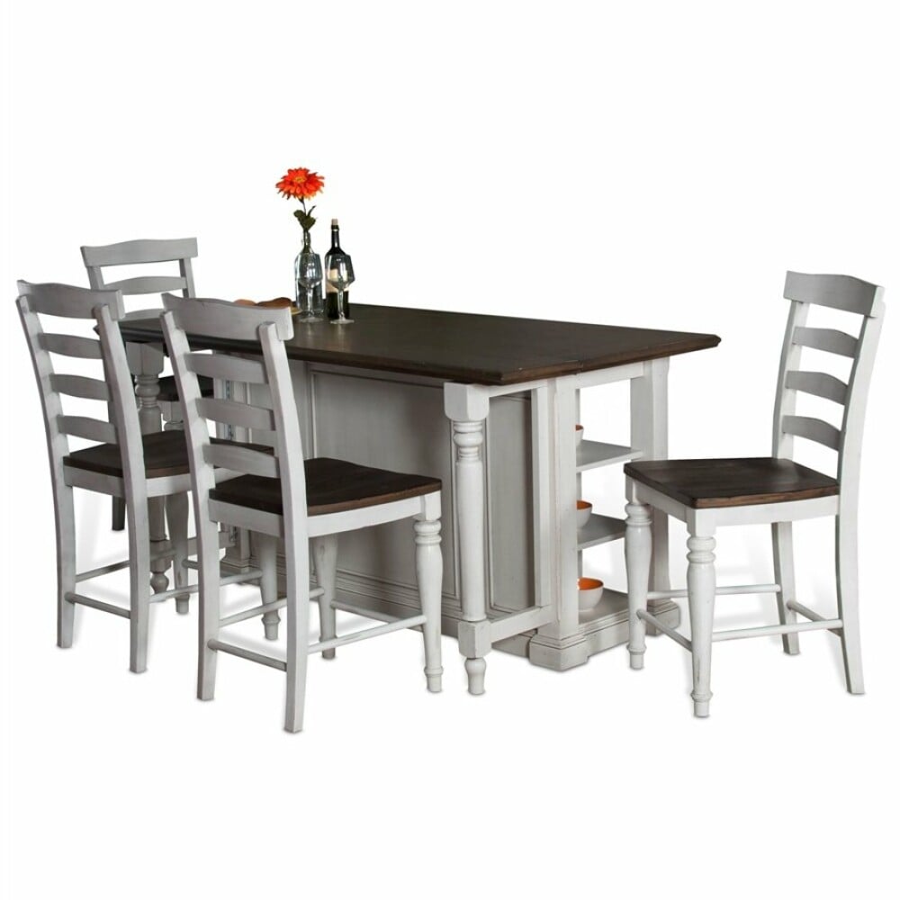 24”H Carriage HouseStool, Wood Seat - Image 2