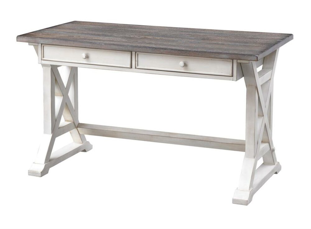 48112 2 Drawer White Desk - Image 2