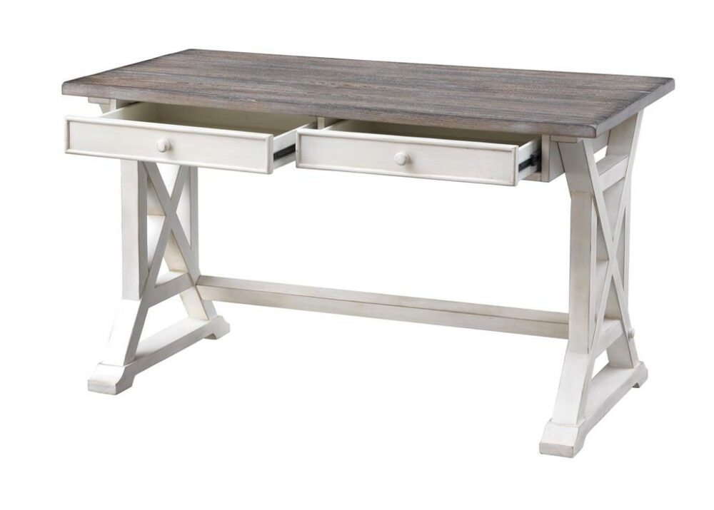 48112 2 Drawer White Desk - Image 3