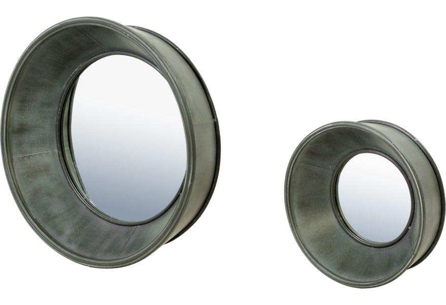Porthole Wall Mirror Set Of 2 L,SM