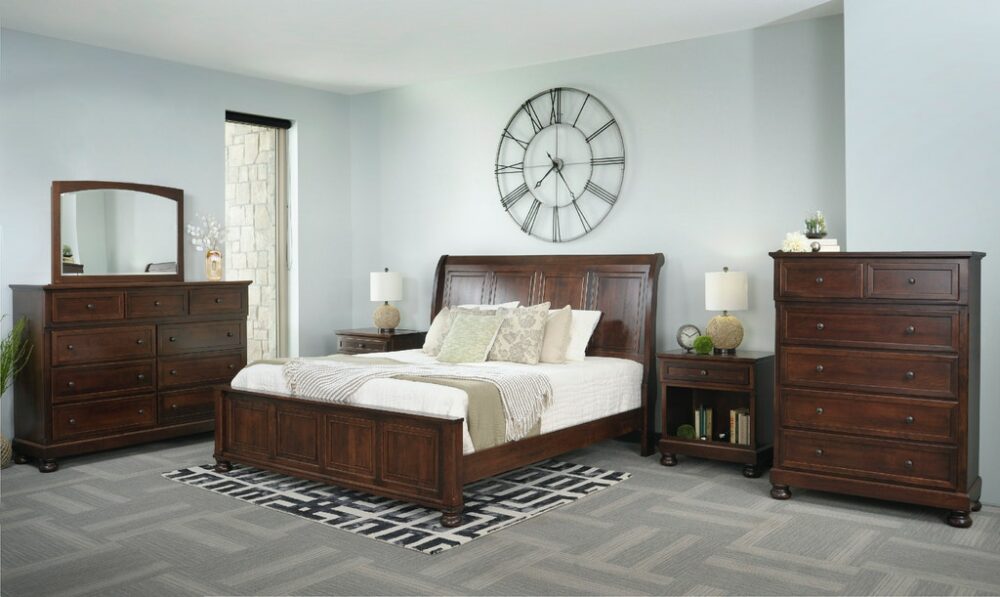 Brigantine Sleigh Bed with Low Footboard - Image 3