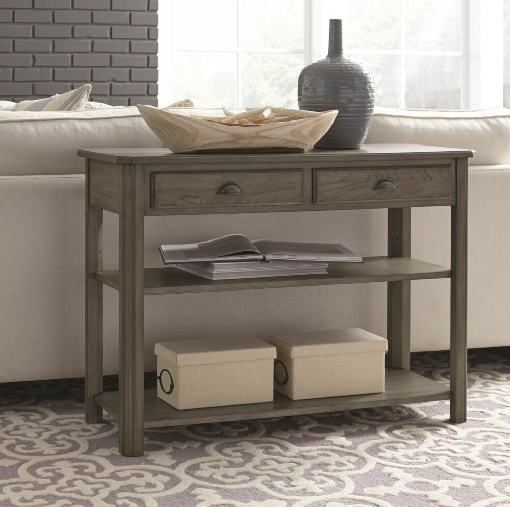Lakeland Oak Sofa/Media Console