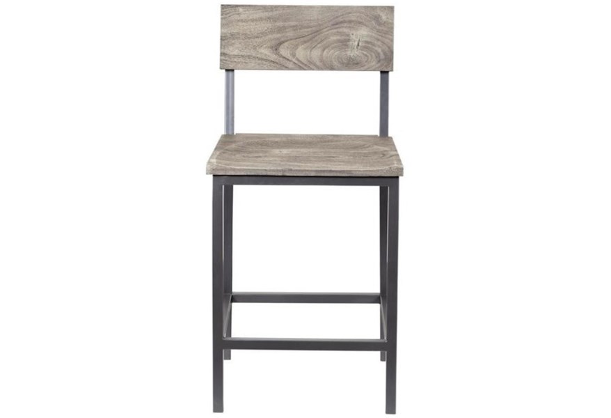 Counter Height Barstool Sandblast Grey - Image 2