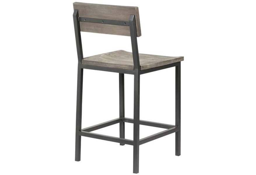 Counter Height Barstool Sandblast Grey - Image 3