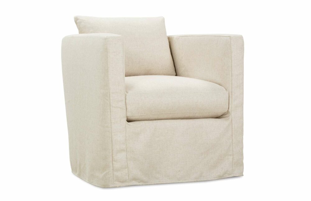 Rothko Slipcover Swivel Chair - Image 2