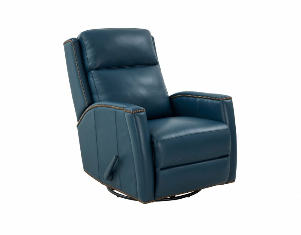 Brandt 	Swivel Glider Recliner – Prestin Yale Blue