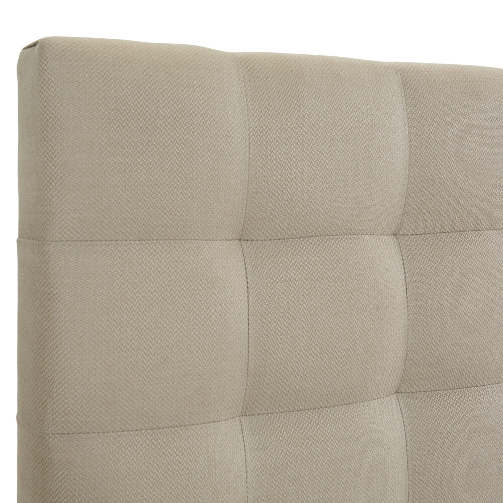 Bergen Queen Headboard Only - Sandstone Linen - Image 2