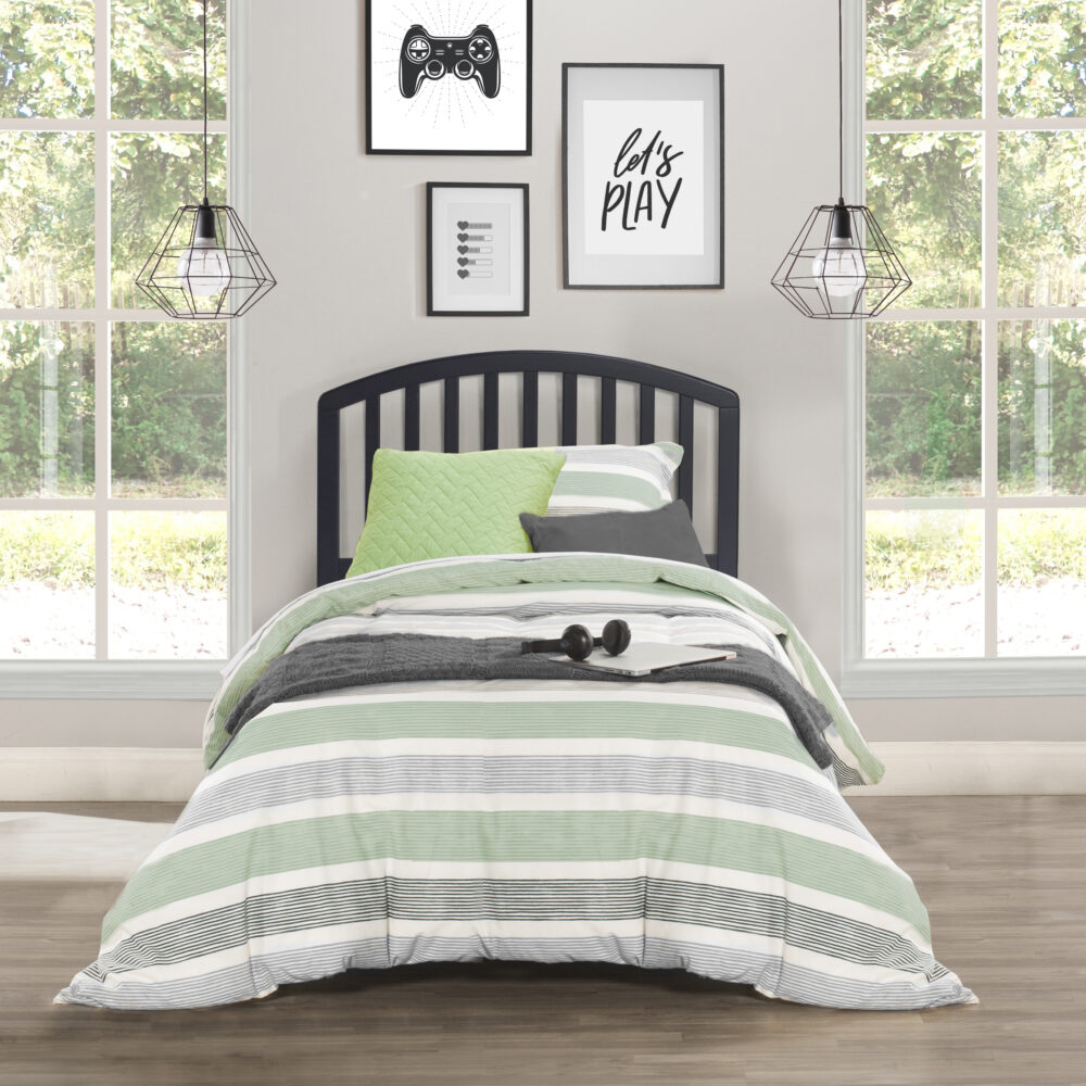 Carolina Twin Headboard in Black - Image 2