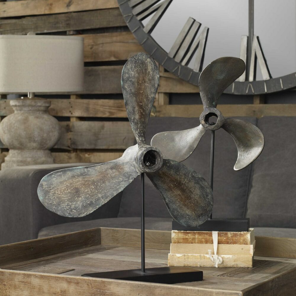 Propeller Sculptures Set of 2 - Image 4