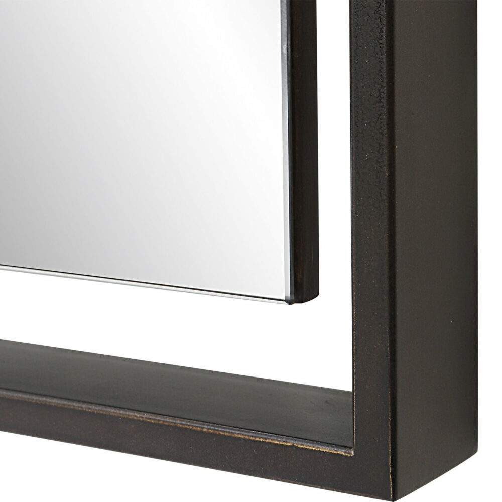 Egon Rectangular Bronze Mirror - Image 4