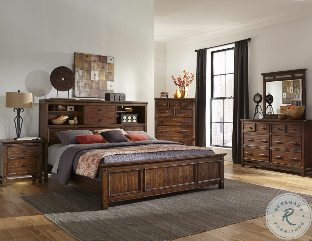 Wolf Creek 2 Drawer Nightstand - Image 3