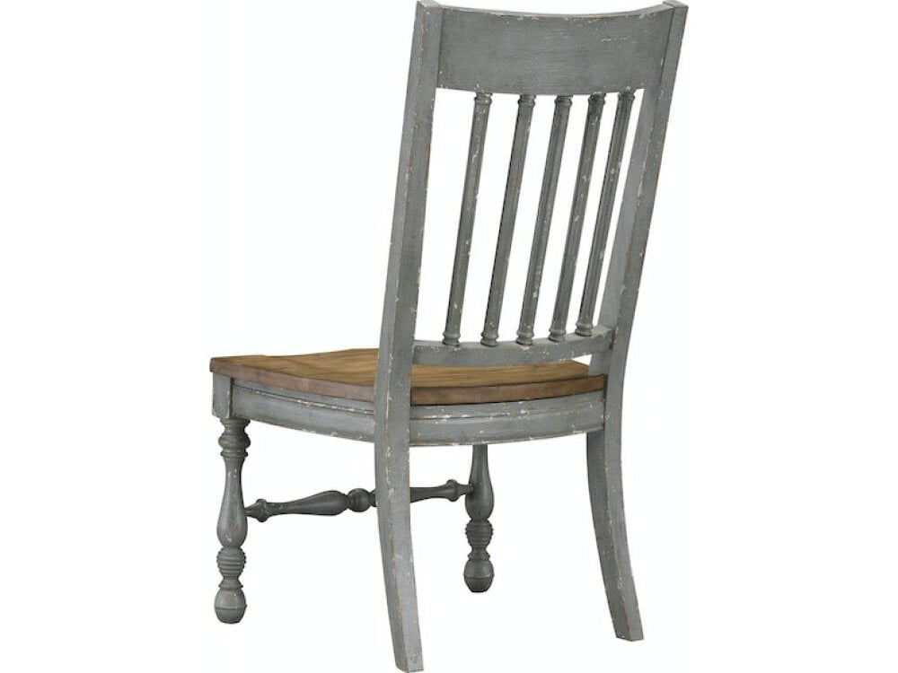 Asher Rustic Latter Back Dining Chairs - Image 3