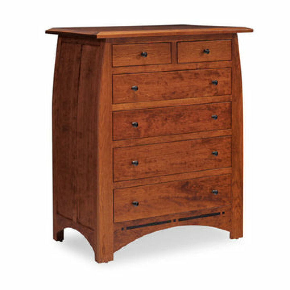 Aspen 6-Drawer Chest With Inlay - Express