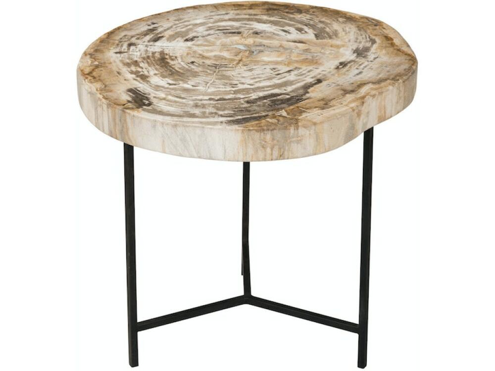 Riley Petrified Wood Accent Table - Image 3