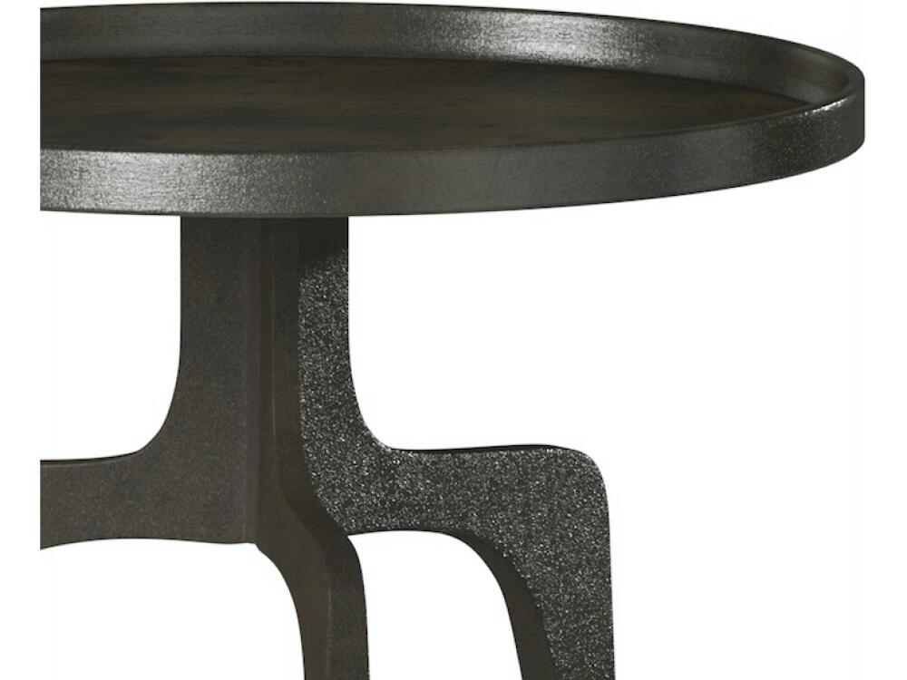 Mid-Mod Aluminum Accent Table - Image 2