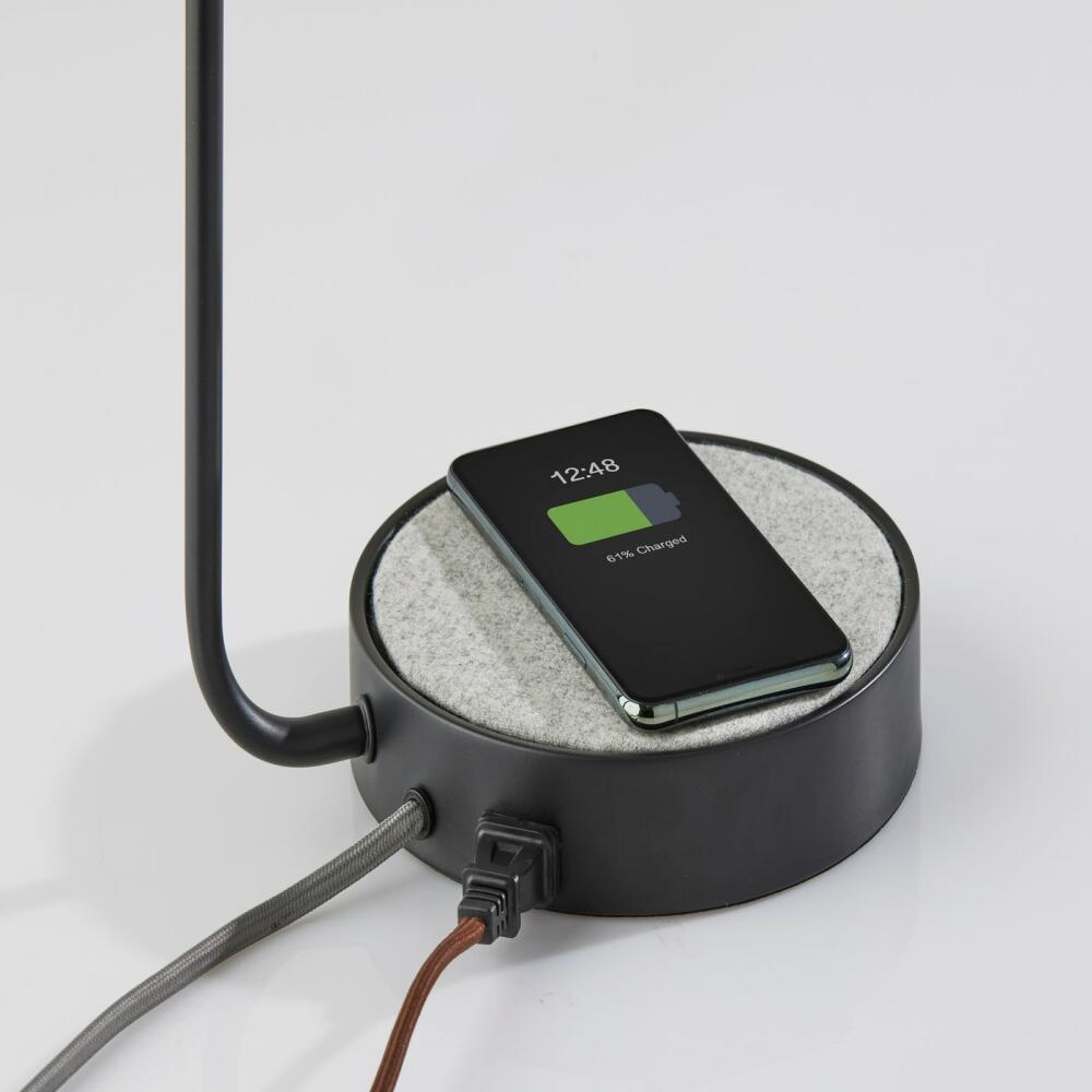 Brooks Adesso LightingCharge Desk Lamp-Black - Image 2