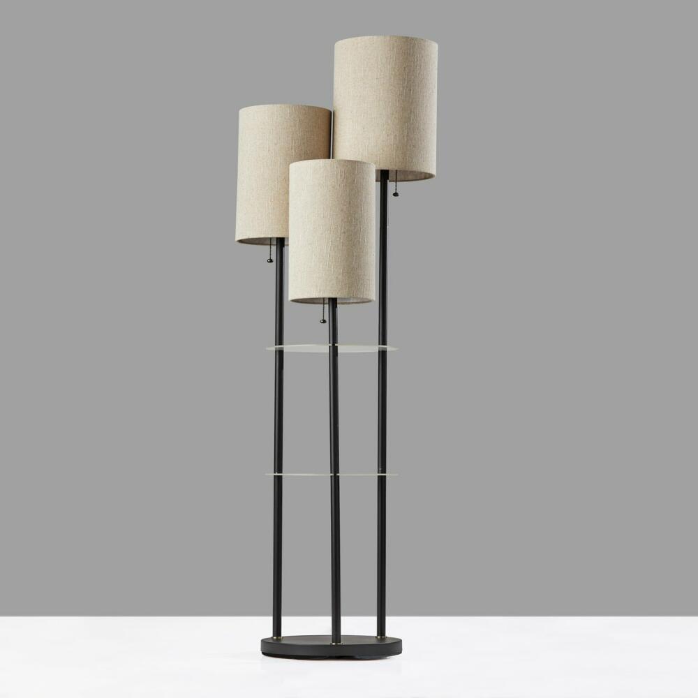 Trio Floor Lamp- Black