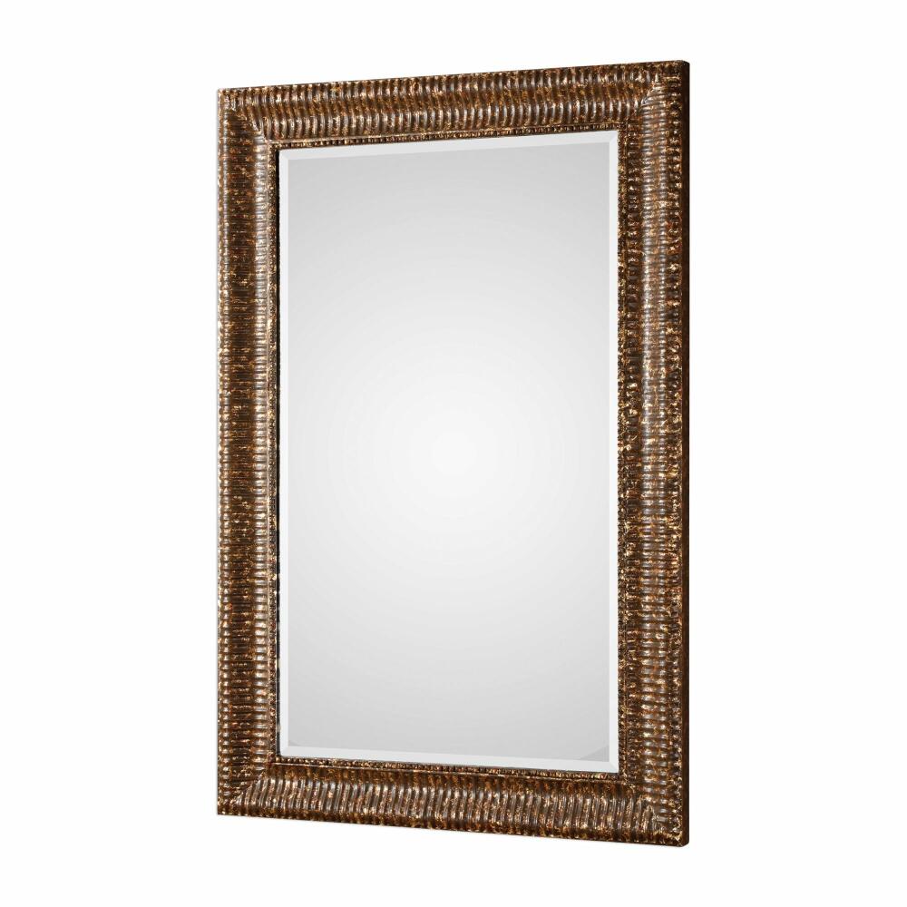 Armadale Oversized Distressed Embossed Frame Wall Mirror - Image 2