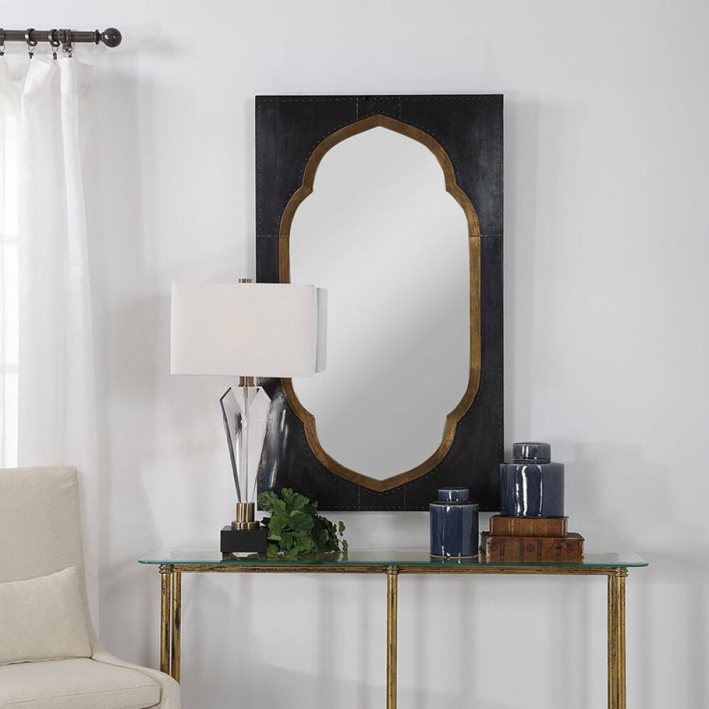 Shanti Moroccan Bronze Mirror