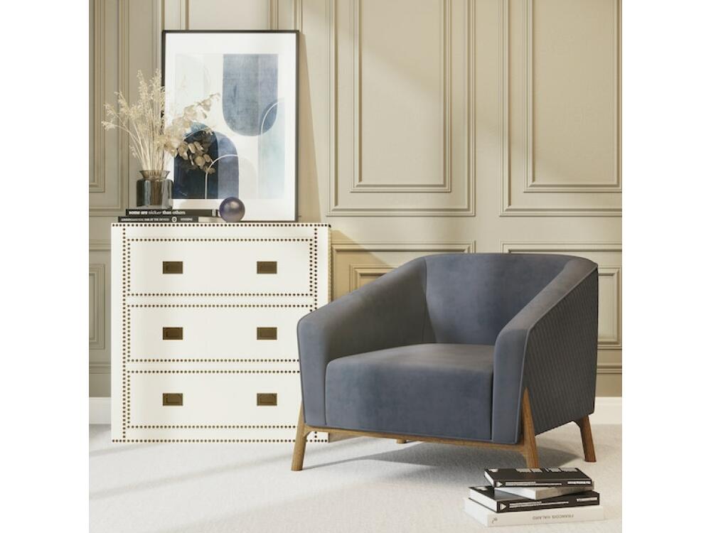 Quilted Barrel Chair - Image 4