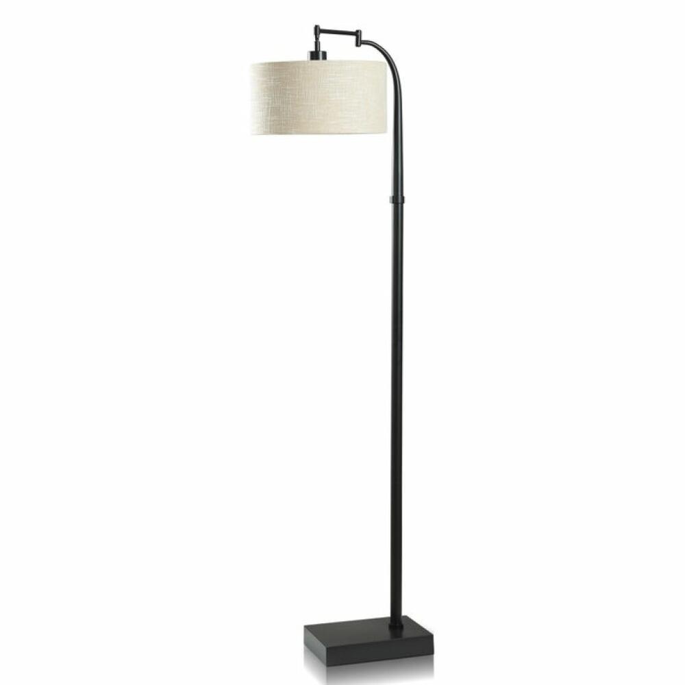 Bronze I Metal Floor Lamp with Adjustable Position Shade