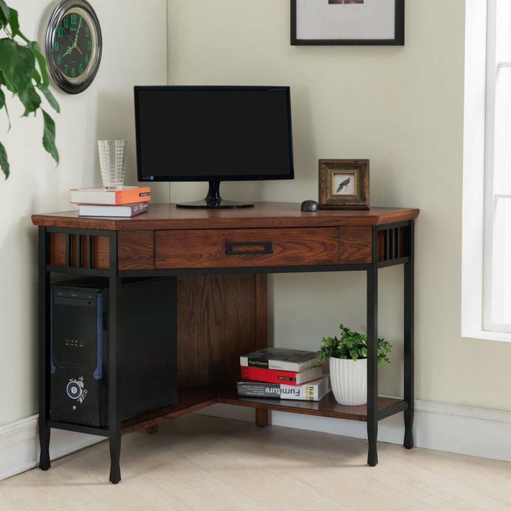 Ironcraft Corner Computer/Writing Desk - Image 3