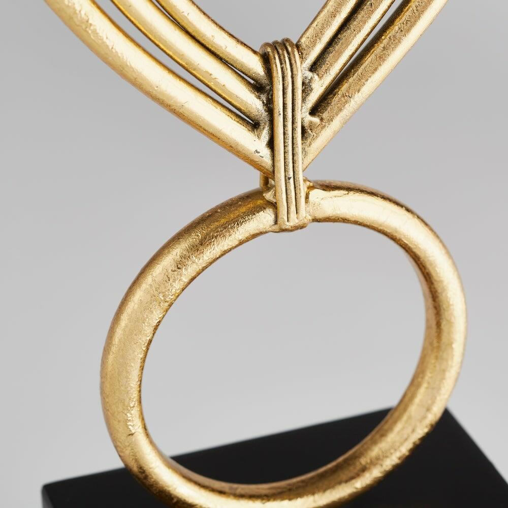 Nova Sculpture | Gold And Black - Image 2
