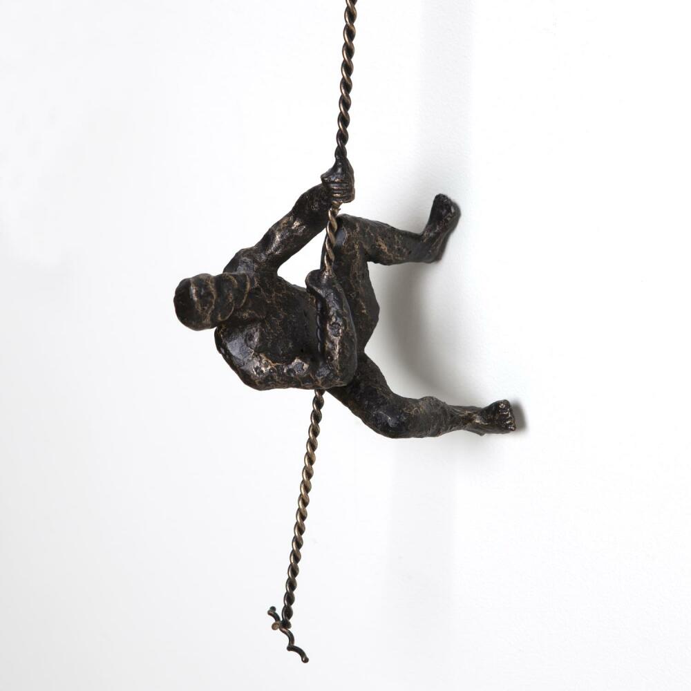 Climbing Man-Wall Mounted-Bronze
