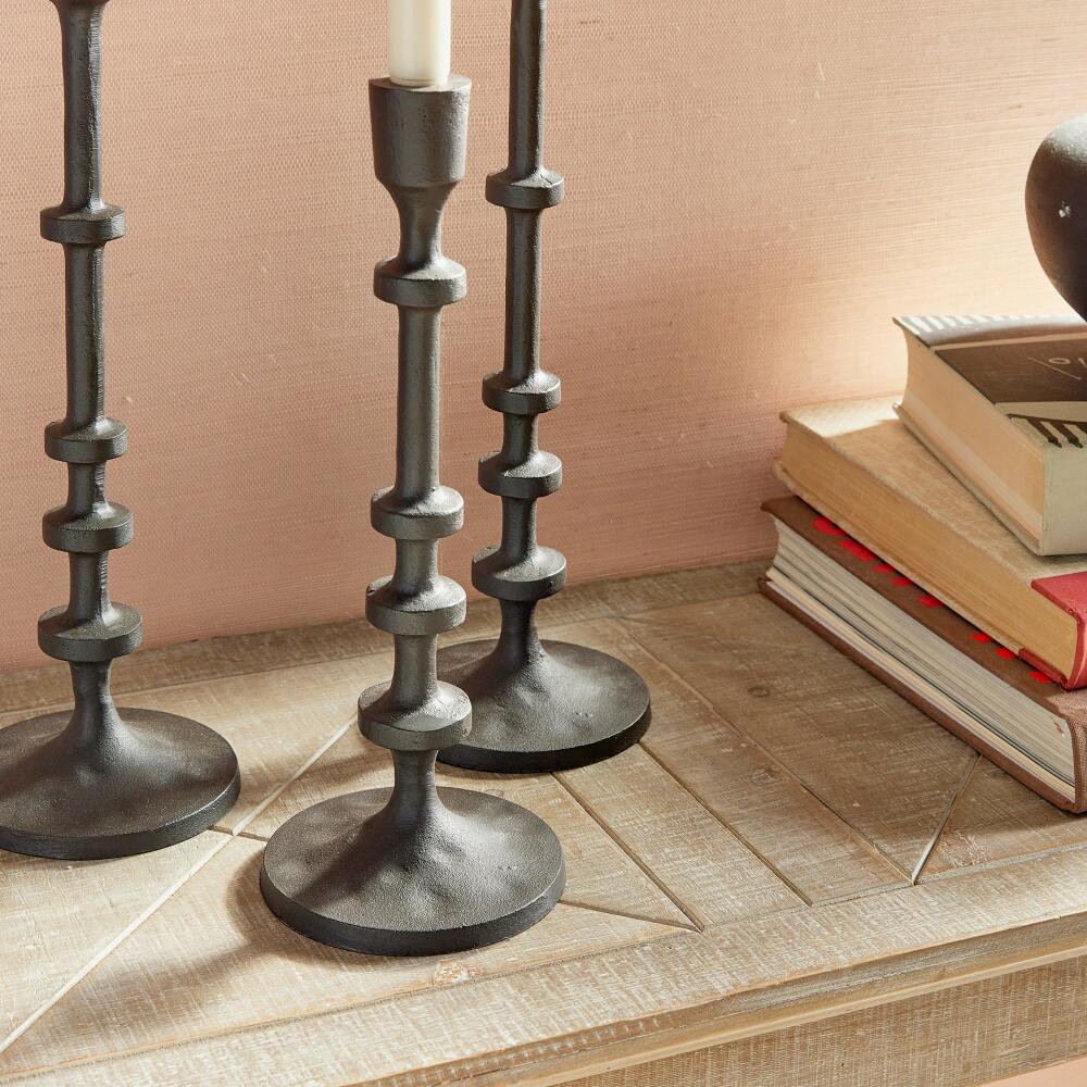 Abacus Taper Holders, Set of 3 - Image 3