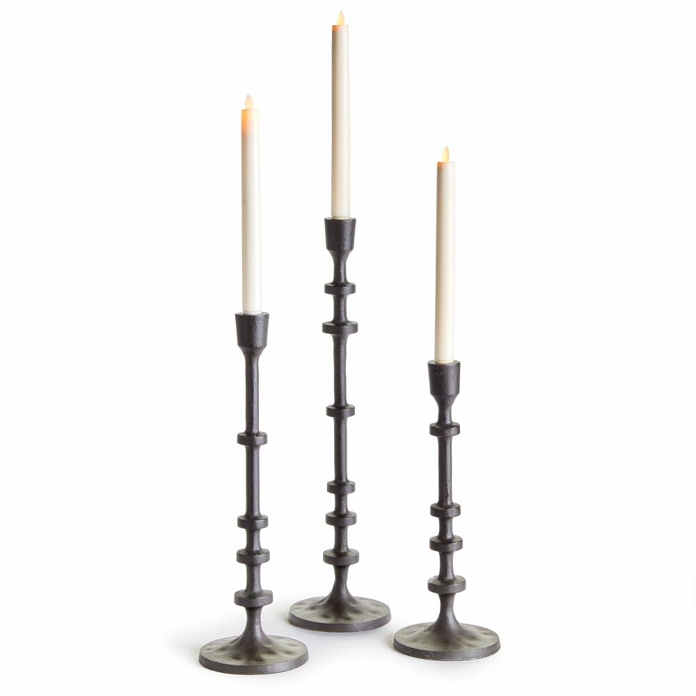 Abacus Taper Holders, Set of 3