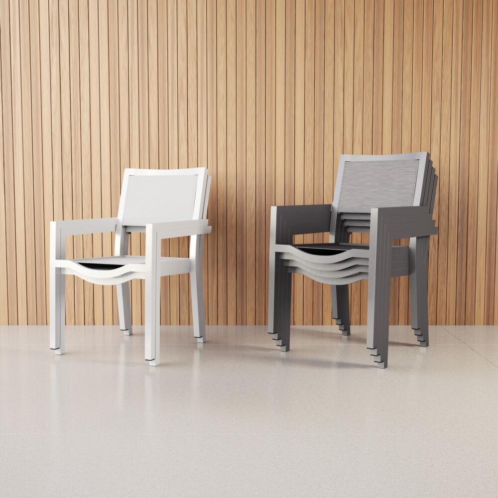 Vegas Stackable Sling Club Chair - Image 2