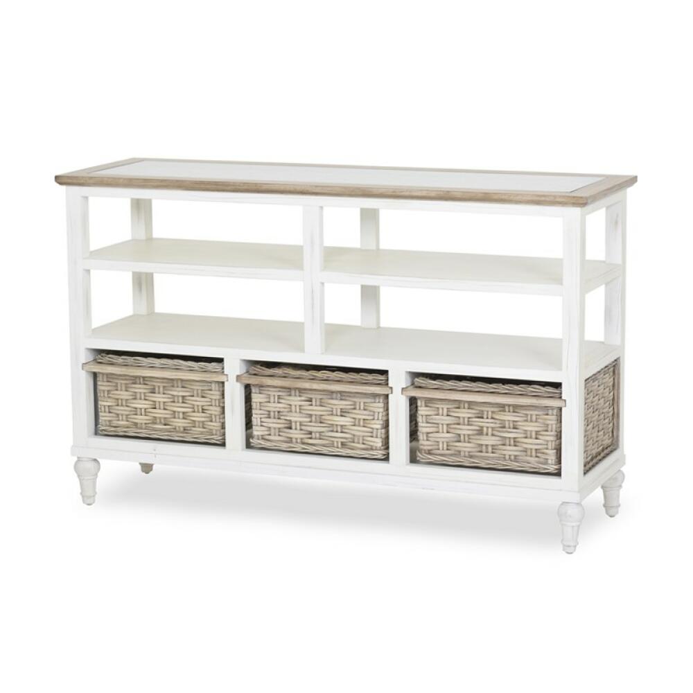 Island Breeze – 3-Basket Entertainment Center