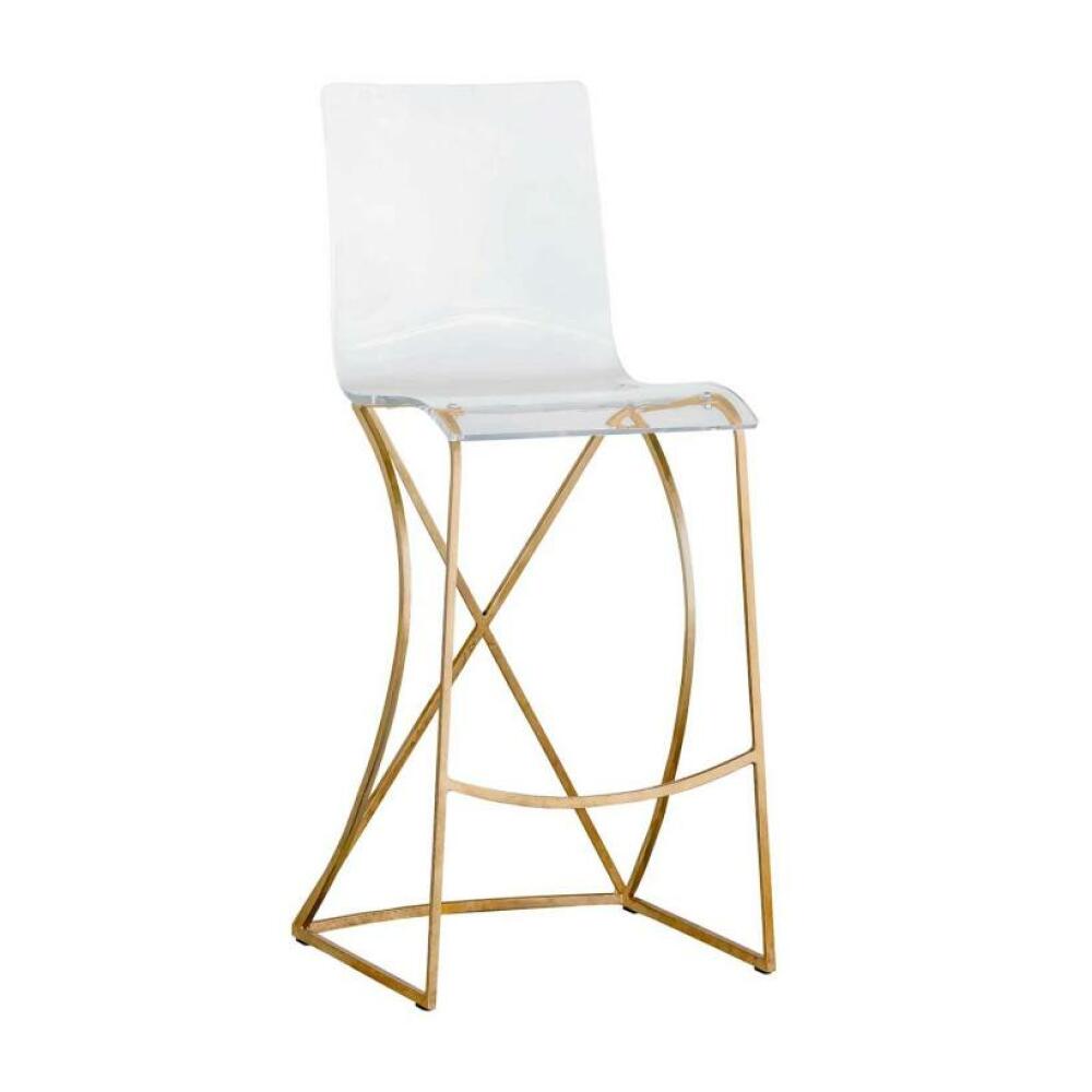 Johnson 30.25" Bar Height Stool - Gold