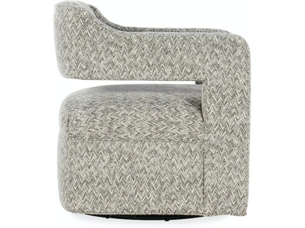 Maleko Swivel Chair - Metal Base - Image 3