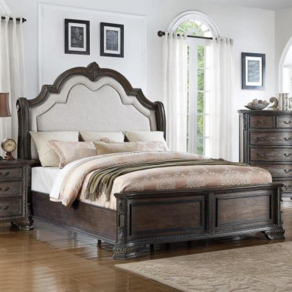 Sheffield Upholstered King Bed