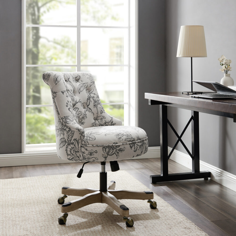 Sinclair Floral Office Chair - Image 3
