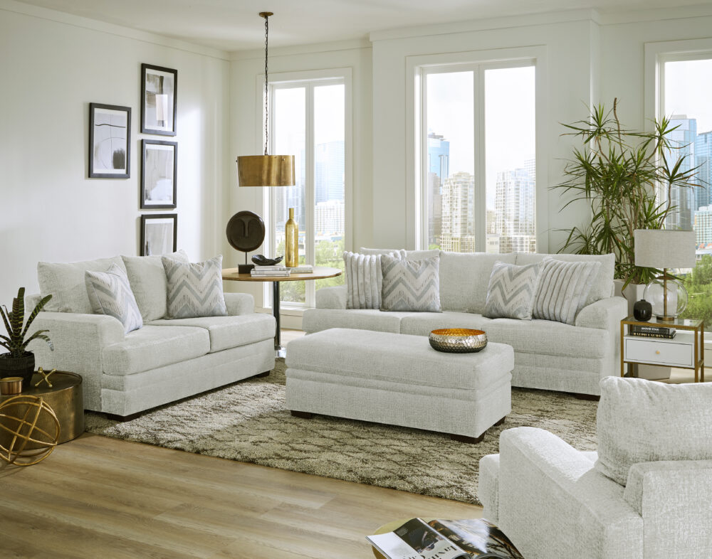 Pippa Light Grey Storage Ottoman - Image 3