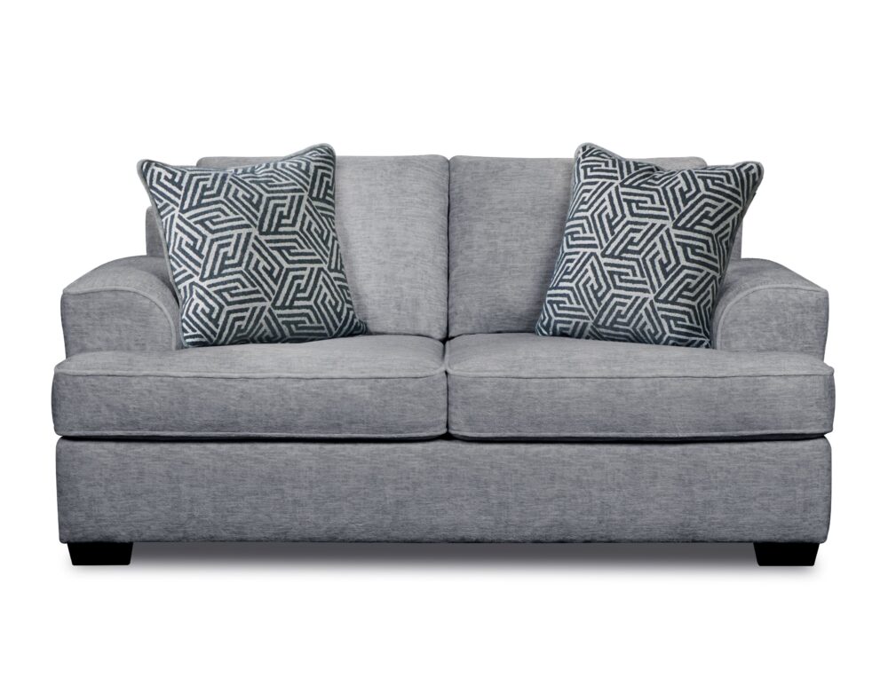 Ritzy Gray Loveseat