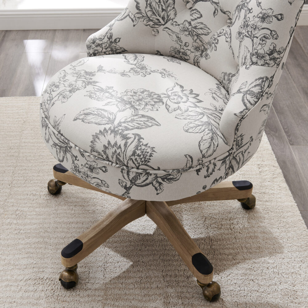 Sinclair Floral Office Chair - Image 4