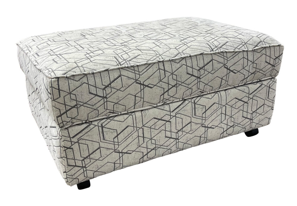 SHELBY STORAGE OTTOMAN WITH CASTORS