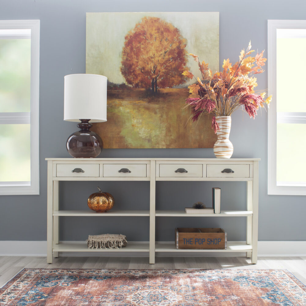 Cranford Cream Crackle Console - Image 3