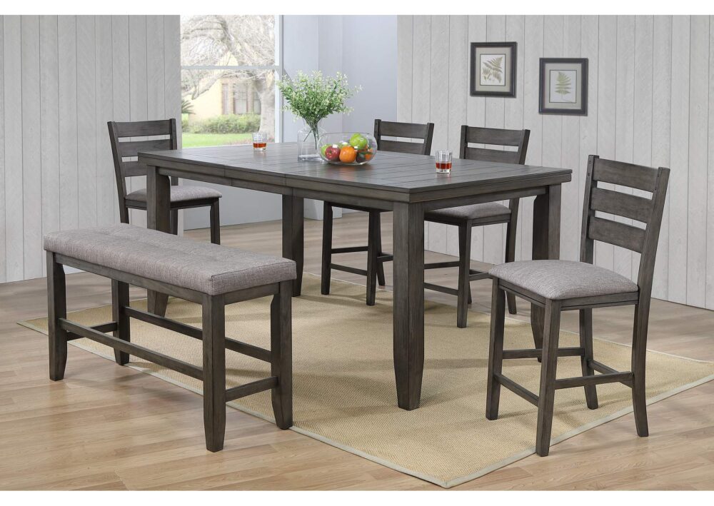Bardstown Counter Height Bench Grey - Image 2