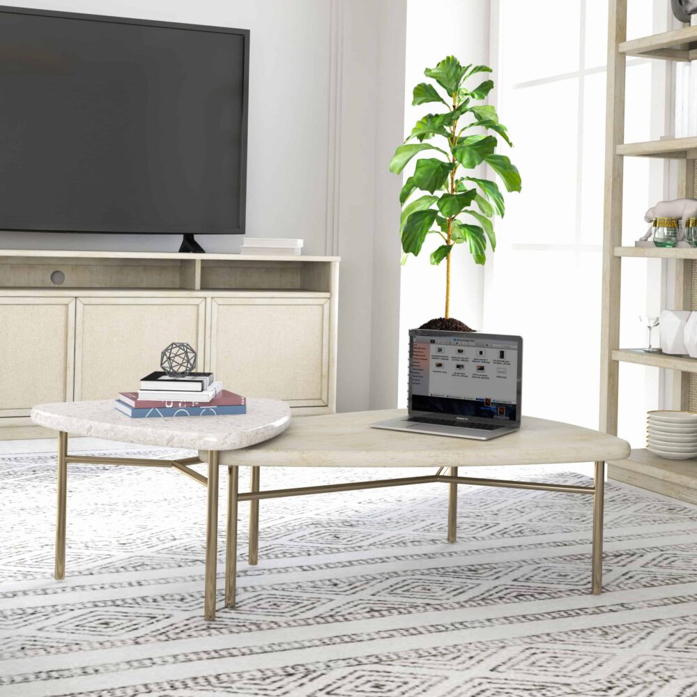 Cotiere 2 Piece Bunching Cocktail Tables - Image 2